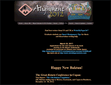 Tablet Screenshot of alignment2012.com